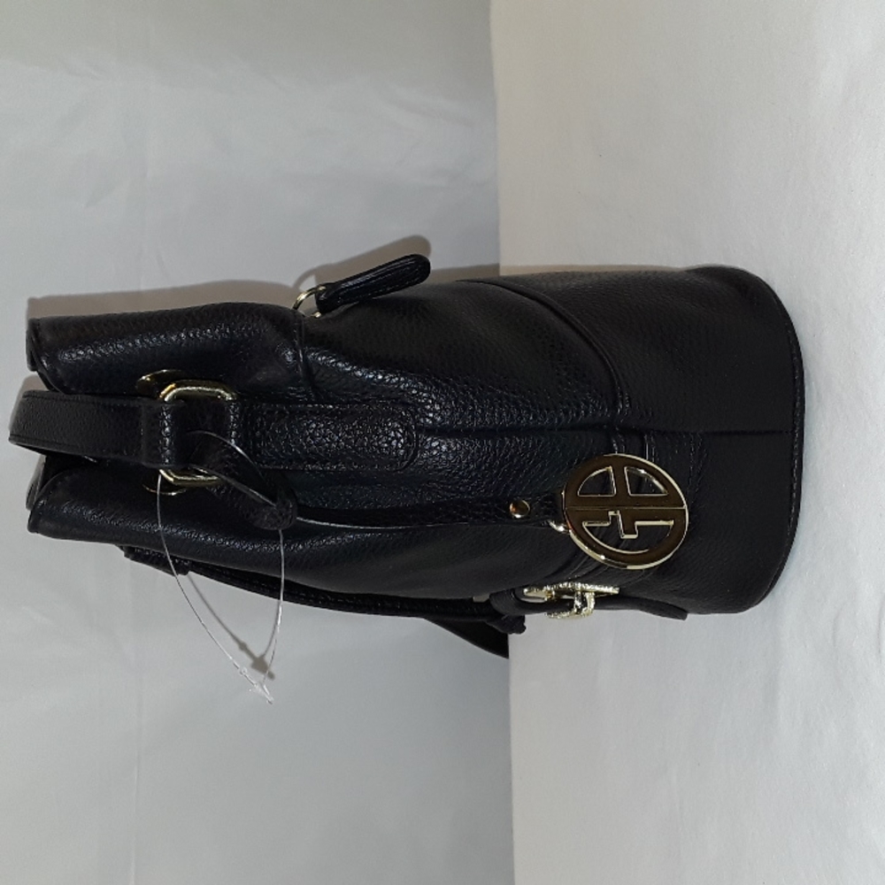 Giani Bernini Pebble Leather Bridle Bucket Bag - Picture 5 of 6